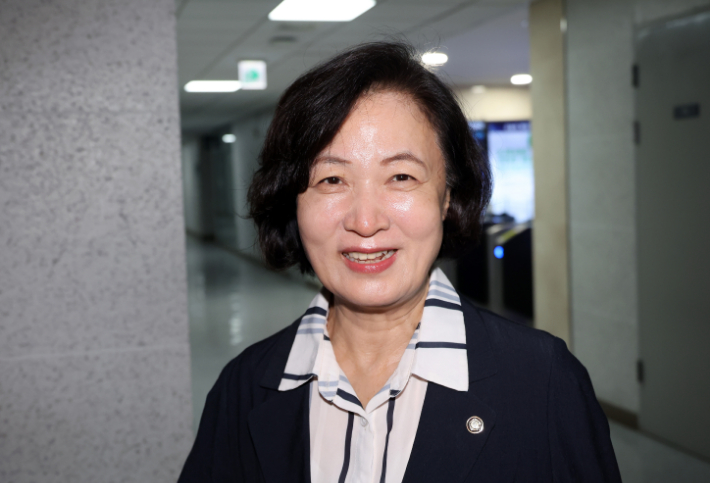 법사위원장에 내정된 추미애 의원. 연합뉴스