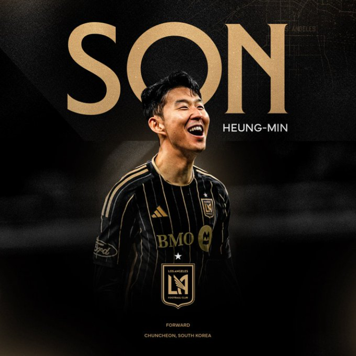 "세계적인 아이콘" 손흥민, 美 LA FC 이적 공식 발표