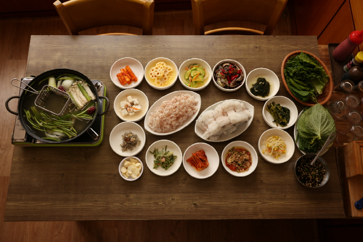 남도 보양식-갯장어 요리. 전라남도 제공