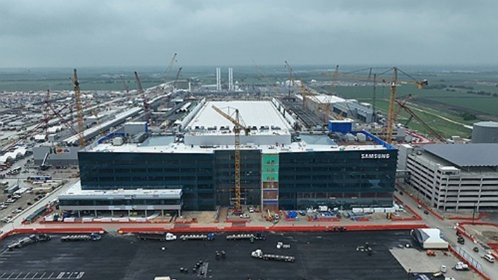 미국에 건설 중인 삼성전자 반도체 공장. 연합뉴스