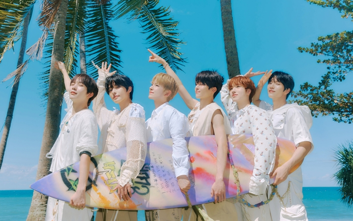 NCT 위시 미니 3집 선공개곡 '서프' 뮤직비디오 티저 이미지. NCT 위시 공식 트위