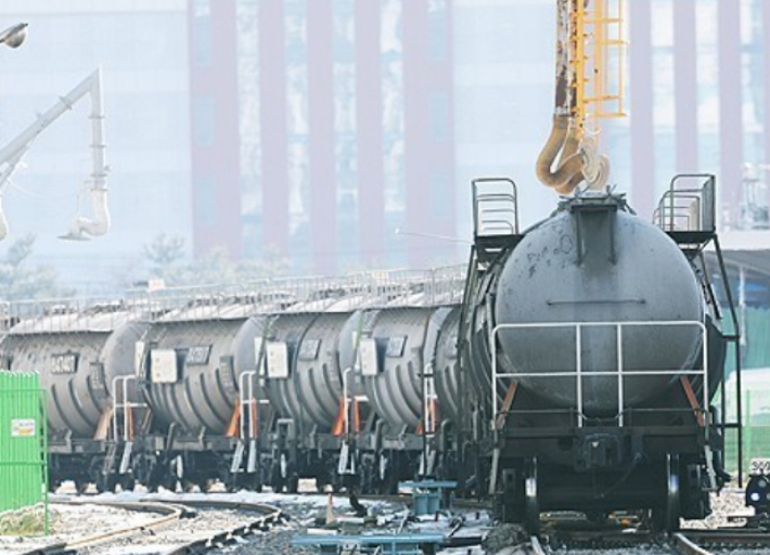 시멘트 열차 모습. 연합뉴스