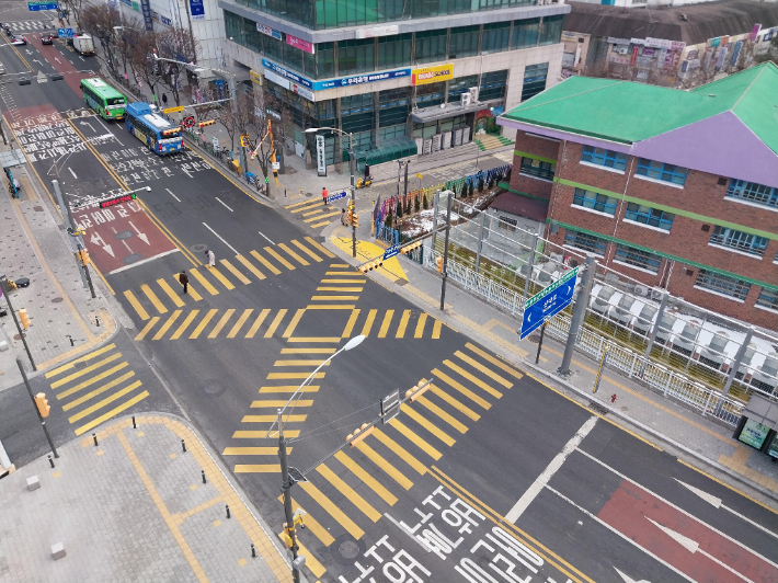 횡단보도. 자료 사진