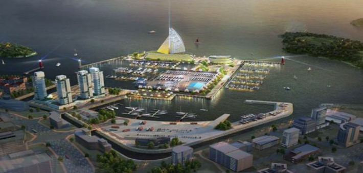 여수 웅천 마리나항만 예상도. 여수시 제공