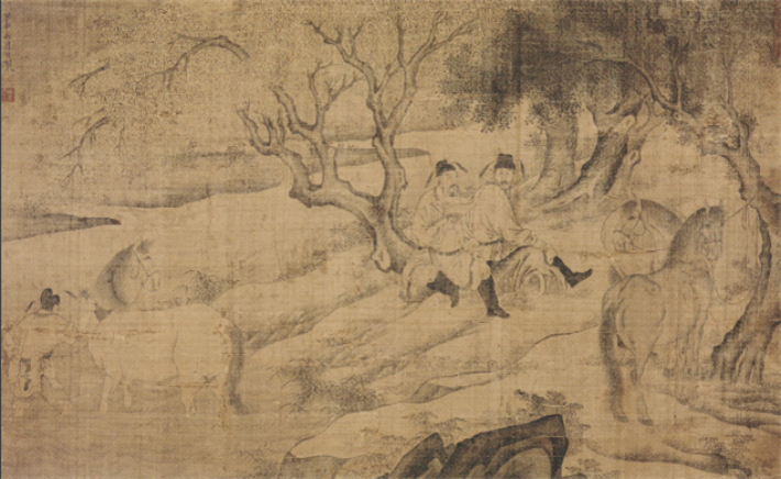 조선 후기 대표 수묵화가 공재 윤두서의 세마도. 전라남도 제공