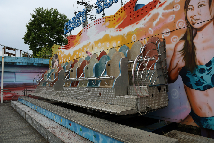 사고가 발생한 놀이기구. 제천소방서 제공