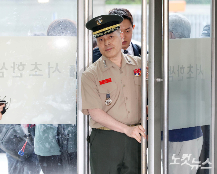 채상병 순직 사건 수사외압을 폭로한 박정훈 해병대 수사단장(대령). 황진환 기자