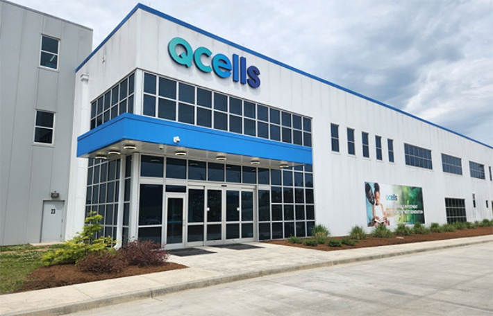 한화큐셀 미국 조지아주 달튼 공장. 연합뉴스