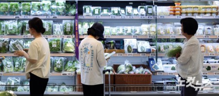 먹거리 물가 1년 만에 최고 상승