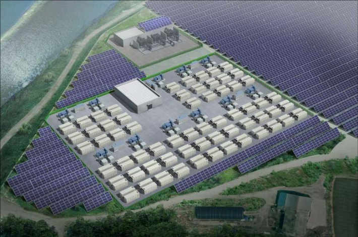 전남개발공사가 참여하는 무안군 80㎿ 규모 BESS, 배터리 에너지 저장시스템 사업 조감도. 전남개발공사 제공