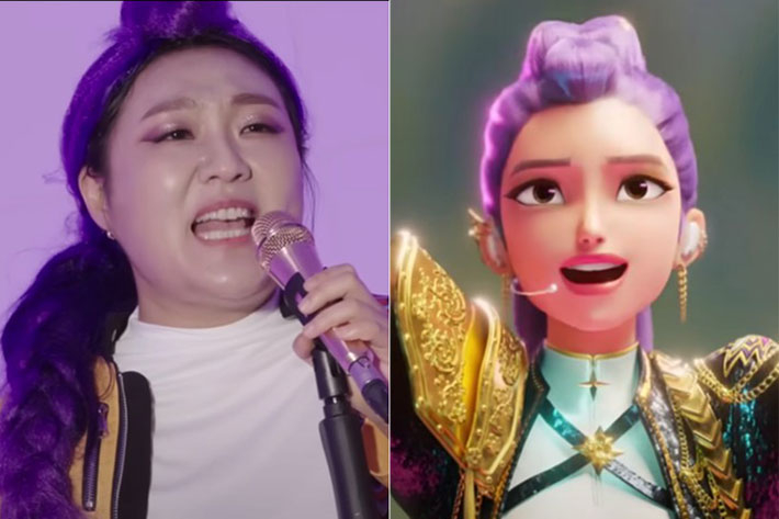 "혼문 지키랬더니 혼밥을…" 이수지, '케데헌' 골든 커버 영상 화제