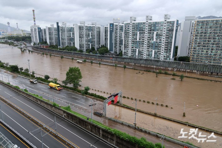 중랑천 등 홍수주의보 발령