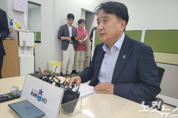 김영환 충청북도지사. 박현호 기자