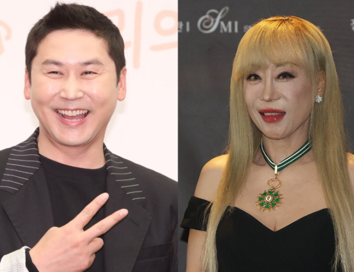 방송인 신동엽씨(왼쪽)와 소프라노 조수미씨. 연합뉴스