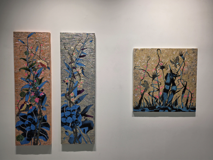 'X선 아티스트' 한기창 작가의 개인전 '뢴트겐(Roentgen)의 정원 25'가 서울 삼청동 오매갤러리(대표 김이숙)에서 16일까지 열린다. 곽인숙 기자