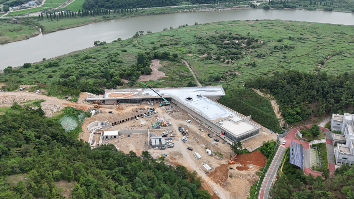 남도 의병 역사 박물관 공사 현장. 전라남도 제공