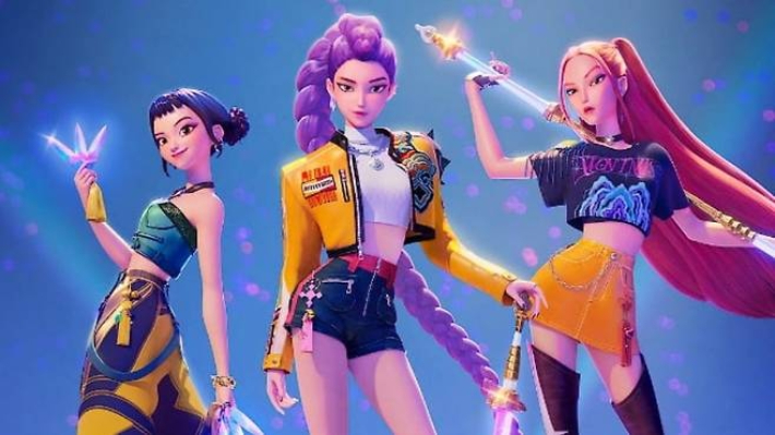 넷플릭스 애니메이션 영화 '케이팝 데몬 헌터스' 스틸컷. 넷플릭스 제공