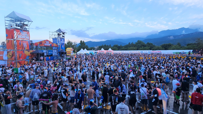 워터밤 속초 2024 행사장. 속초시 제공