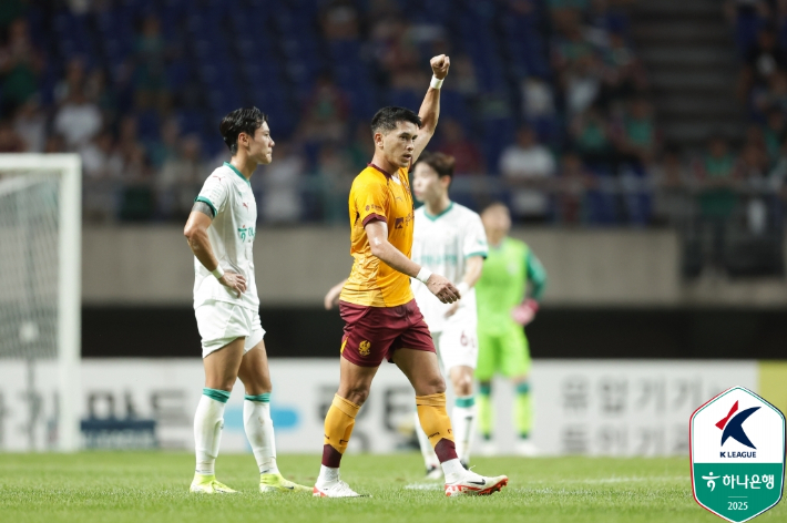 광주FC 헤이스. 한국프로축구연맹 제공