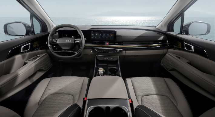 The 2026 카니발 내관. 기아 제공