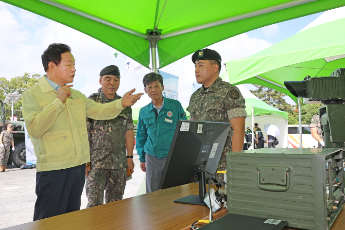 안보의식 고취의 장 방문. 경남도청 제공 
