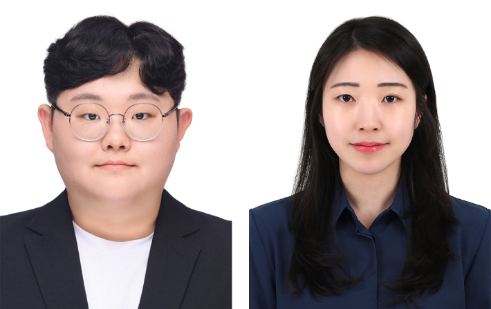  최수진 석사과정(왼쪽)과 서다연 박사과정 학생. 순천향대 제공