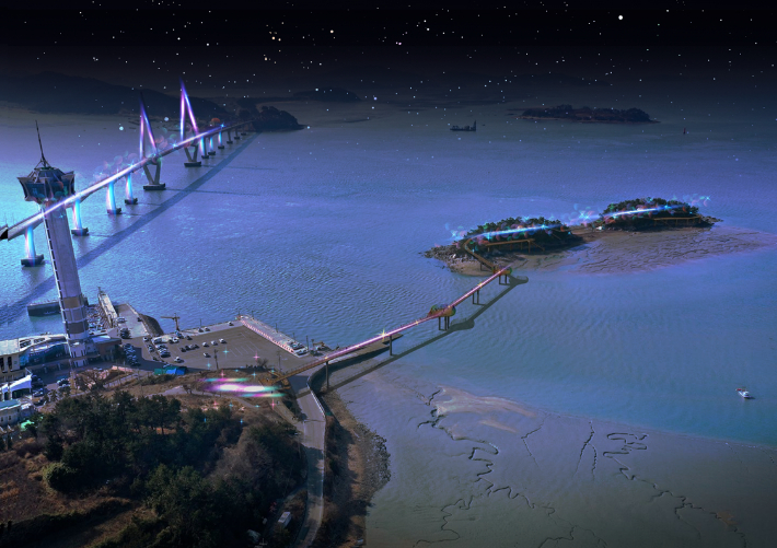 영광 칠산타워 주변 조감도. 영광군 제공