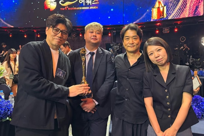 김학민 PD, 윤남노, 윤여준 대표, 김지은 PD. 윤남노 인스타그램 캡처