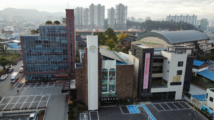 청주동산교회 전경. 청주동산교회 제공