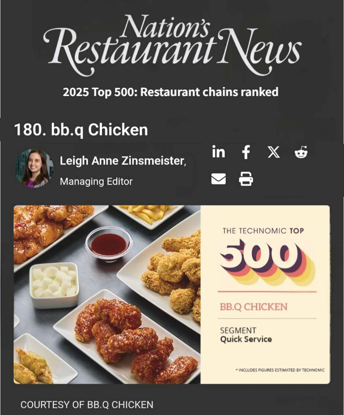 제너시스BBQ 그룹 제공