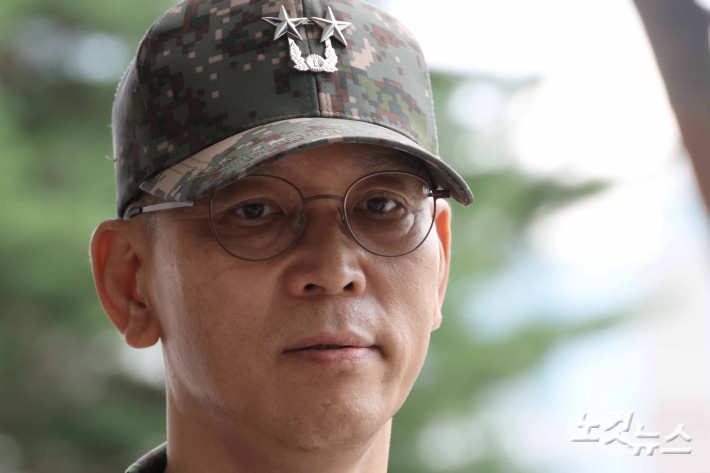 내란특검 출석한 김용대 드론작전사령관