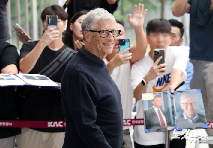 MS창업자 빌 게이츠, 3년 만에 방한