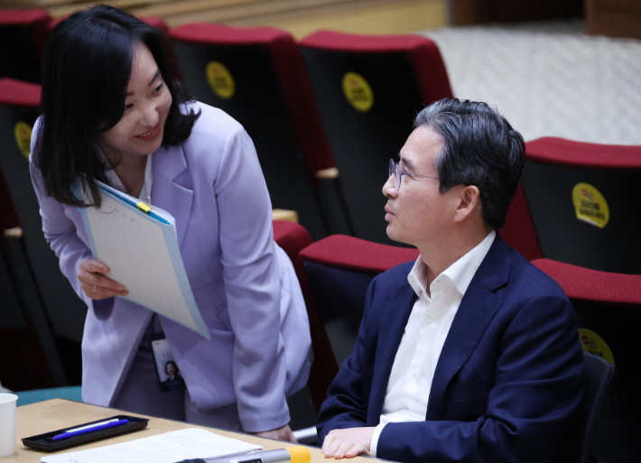 김용범 정책실장 기자간담회. 연합뉴스