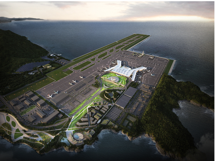가덕신공항 조감도. 부산시 제공