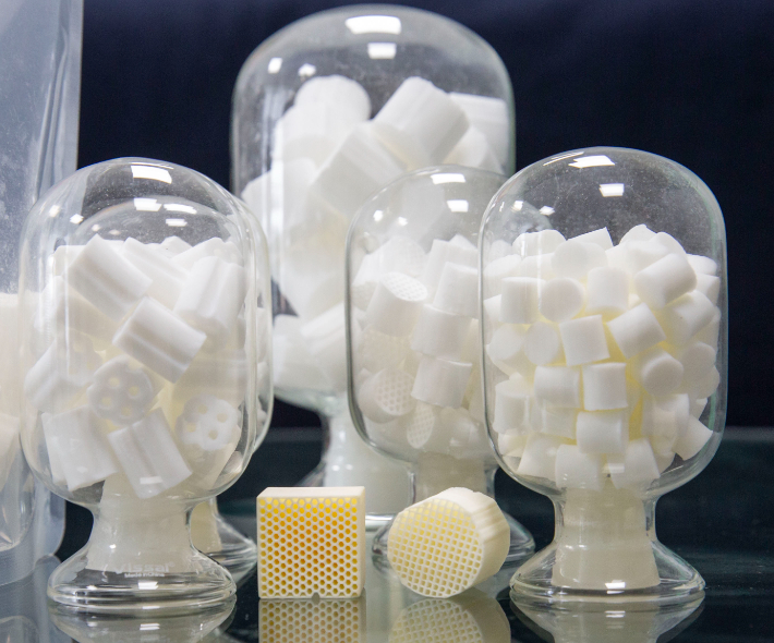 연구진이 개발한 다양한 형태의 촉매. 에너지연 제공