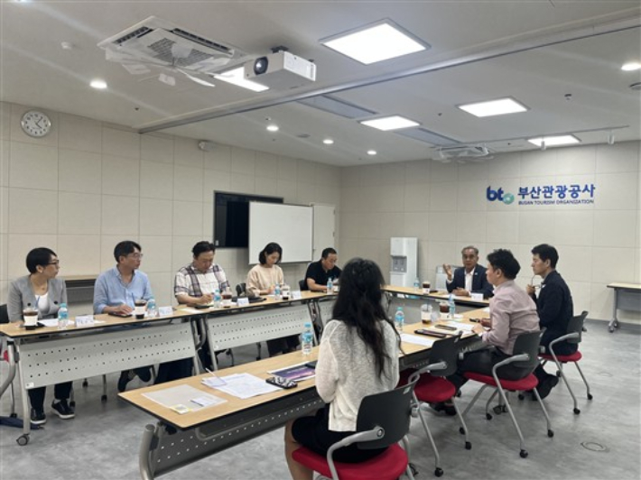 중국 인바운드 전담 여행사 간담회. 부산관광공사 제공 