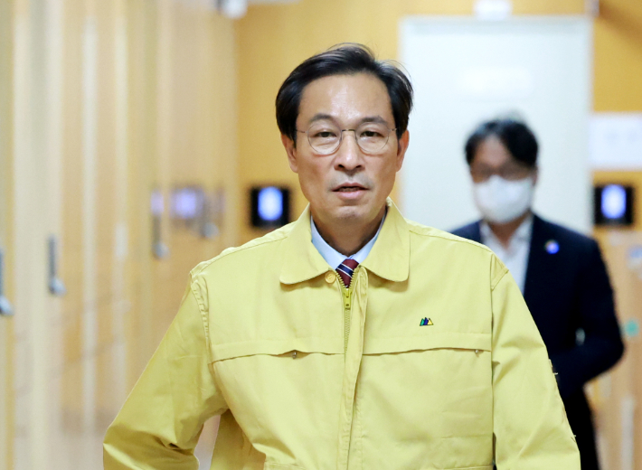 우상호 대통령실 정무수석. 연합뉴스