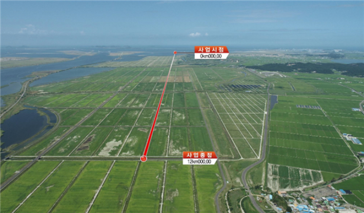 전북 새만금 하이퍼튜브 시험 종합센터 위치도. 전북도 제공