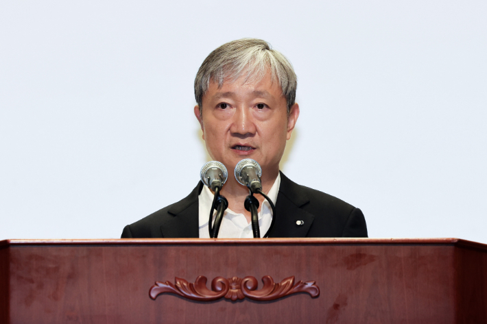 이찬진 신임 금융감독원장. 연합뉴스