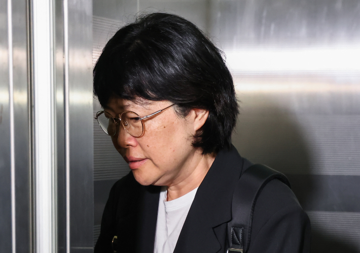 특검 '채상병 수사외압' 유재은 전 국방부 법무관리관 4차 소환