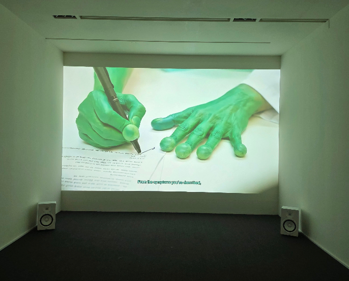 박민하, 'Ghost Anatomy 유령 해부학', 설치전경(2025). 곽인숙 기자