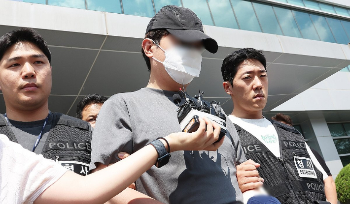 용인 오피스텔 여성 피살사건 피의자 영장실질심사. 연합뉴스