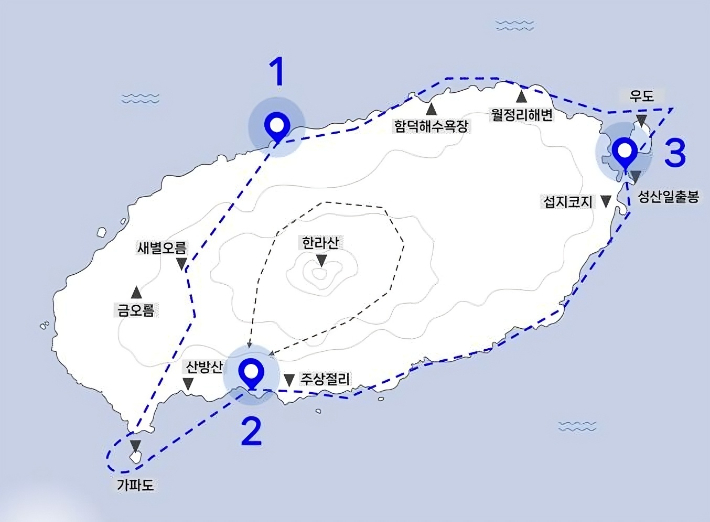 제주 UAM 지역시범사업 계획안. 국토교통부 제공