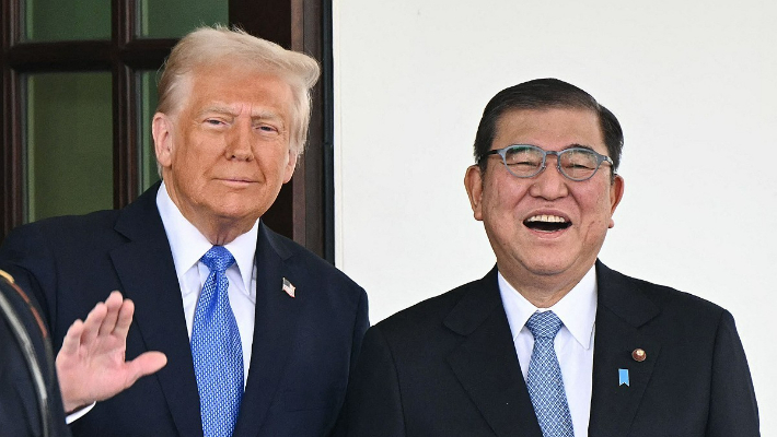 이시바 시게루 일본 총리(오른쪽)와 도널드 트럼프 미국 대통령. 연합뉴스