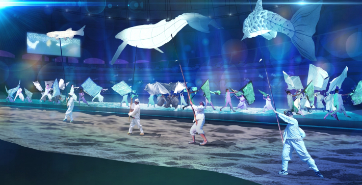 2025 전국체전 폐회식 연출 시안. 부산시 제공