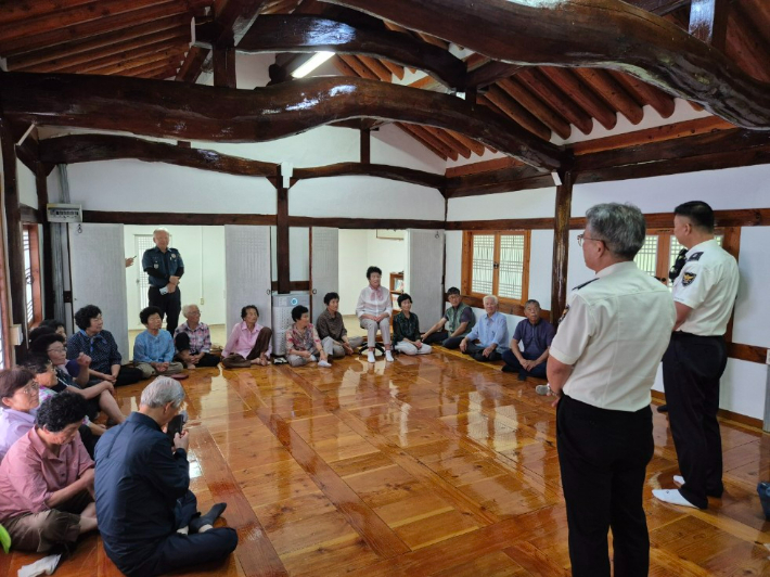 '찾아가는 3심' 실천 간담회. 고흥경찰서 제공