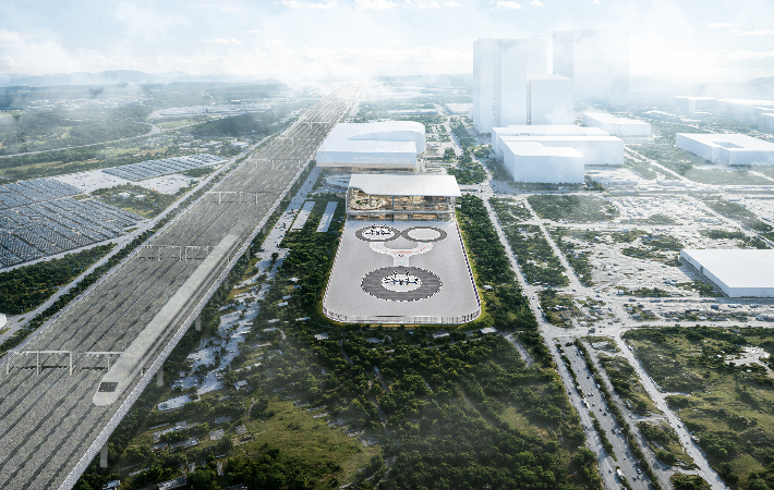 김천구미역 버티포트 조감도. 송언석 의원실 제공