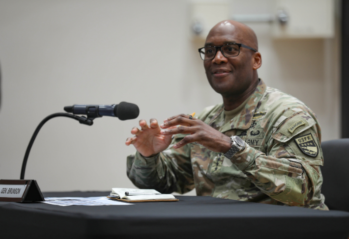 제이비어 브런슨 주한미군사령관. 연합뉴스