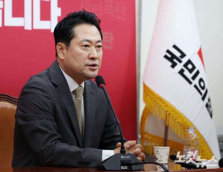 국민의힘 장동혁 신임 당대표. 황진환 기자