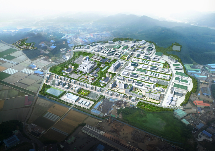 함안 군북일반산단 조감도. 경남도청 제공 